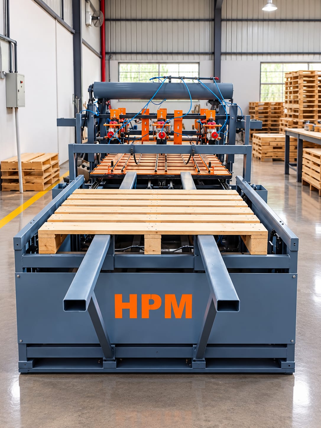Semi-Automatic Top Nailing Machine